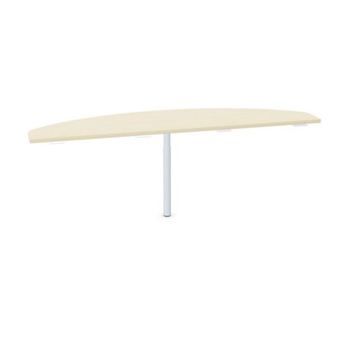 Geramöbel Geramobel Flex Anbautisch C-Fu Stirnseitig HV Height-Adjustable