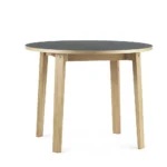Normann Copenhagen Slice N-SL Round Table product view of the Slice round table in oak