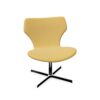 Arte & D Damatr Upholstered Chair With Four-Star Base 4-Star Base Swivel