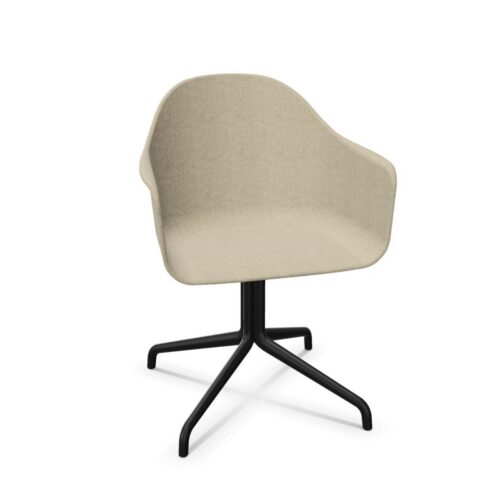 Audo Copenhagen Harbour Dining Chair Star Base W Swivel Oak Back Dining Chair