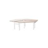 Voortman Hex-140 Sit-Stand Hexagonal Electric Triple Workstation Desk