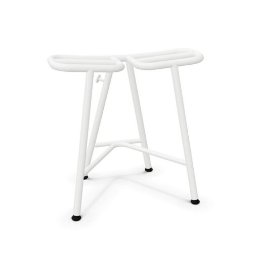 Alea Split-Seat Stool Steel Structure Stool