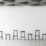 Normann Copenhagen Circa Stool Circular Seat Stool Circa stools in a group