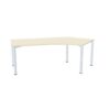 Geramöbel Geramobel Flex 4-Fu Flex 135 Rechts HV Height-Adjustable 4-Leg Desk