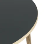 Normann Copenhagen Slice N-SL Round Table product view of the Slice round table in oak