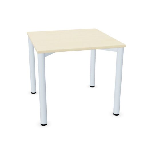 Geramöbel Geramobel Konferenztisch Rundfu Starr 4-Leg Fixed-Height Round-Tube