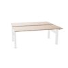 Voortman 180 Duo Height-Adjustable H-Frame Bench Desk