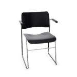 HOWE Slim Dpn Sled-Frame With Armrests Armchair