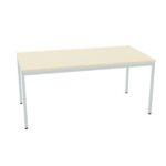 Geramöbel Geramobel Eco 4-Fu Starr 4-Leg Fixed-Height Rectangular Desk