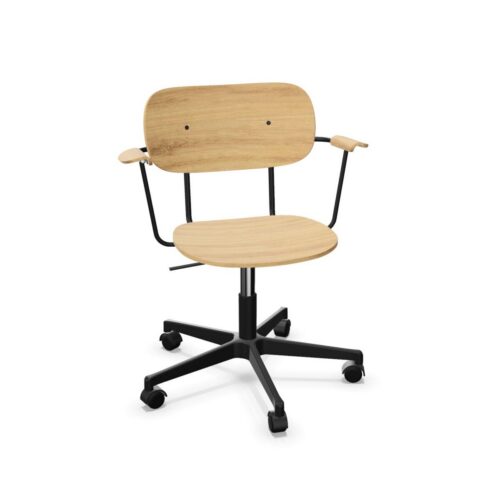 Audo Copenhagen Co Task Chair Un-Upholstered With Armrests Office Chair