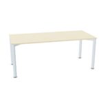 Geramöbel Geramobel Flex 4 Fu Starr 4-Leg Fixed-Height Desk