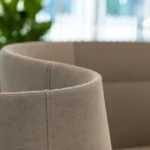 Boss Design Boss Atom Ato H 4-Person Armless Back High-Back Booth Sofa Atom curve detail
