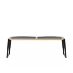 Boss Design Boss Nevez Nev B 2000 3 Oak Modular Upholstered Three Bench Seating Boss Nevez modular seating