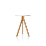 Boss Design Boss Triad Tri 12 High Formica Top Table Triad high table with white Formica top and American black walnut frame