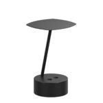 Lammhults Add H660 Cable With 2 Table H560 black variant, front angle