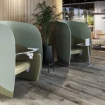 Boss Design Boss Mango Mgo 1 HB PS-RH Privacy With Surround Armchair Mango high-back privacy armchair with surround screen