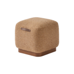Inclass Amber Upholstered Pouf Amber upholstered pouf