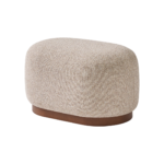 Inclass Amber Polsterhocker Oval Upholstered Pouf Amber oval upholstered pouf