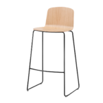 Inclass Ann Bar Stool Upholstered Seat Cushion Ann bar stool with upholstered seat cushion