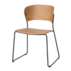 Inclass Arc Sled-Base Chair Set Of Chair