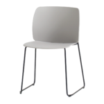 Inclass Aryn Max Sled Base Plastic Seat And Back Cantilever Chair Aryn Max sled-base chair with plastic seat and back