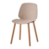 Inclass Oswell 4-Leg Wooden Frame Chair