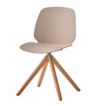 Inclass Oswell Swivel Wooden 4-Spoke Chair