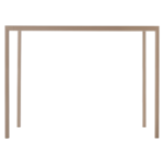 Inclass Sui Tabletop Not Table Frame Sui table with rectangular natural oak tabletop and white frame