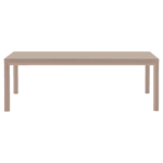 Inclass Sui Tabletop Not Table Frame Sui table with rectangular natural oak tabletop and white frame