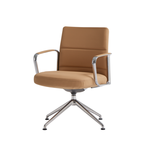 Inclass Zenpro With Arms Low Upholstered Back With Horizontal Stitching