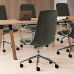 Inclass Kori 4-Star With Armrests Office Chair Kori chair in an interior setting