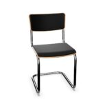 Thonet S 43 PV Freischwinger Cantilever Upholstered Chair