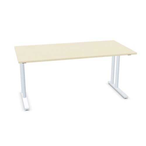 Geramöbel Geramobel C Fu Pro Starr Fixed-Height C-Frame Rectangular Desk