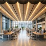 BuzziSpace Small Floor Led Globe Acoustic Lamp
