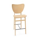 NORR11 ApS Elephant Bar Low Upholstered Armless Bar Stool