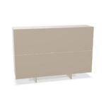 Cappellini Uni UN OP 4-Door Matte Lacquered Sideboard