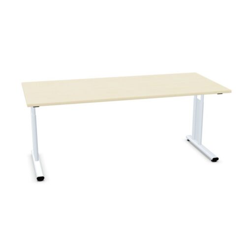 Geramöbel Geramobel Flex C-Fu Starr Fixed-Height C-Leg Rectangular Desk