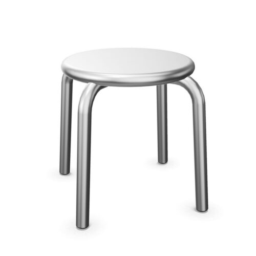 +Halle Torno Stool Low Clear Lacquered Stool