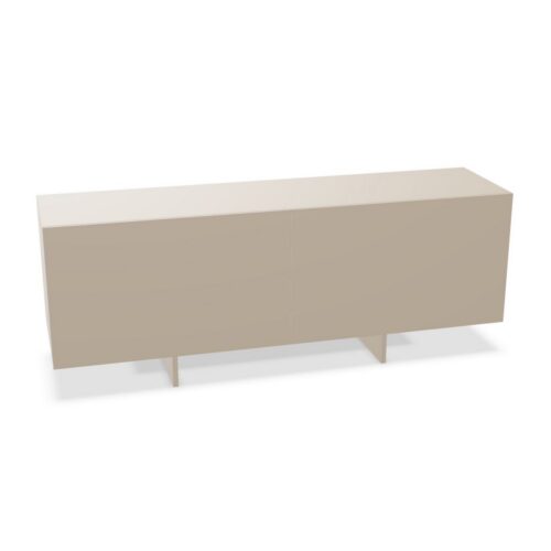 Cappellini Uni UN OP 2-Door Crystal Shelves Sideboard