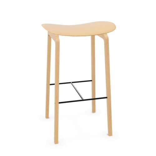 NORR11 ApS NY11 Bar Low Wooden Seat Bar Stool