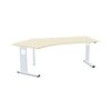 Geramöbel Geramobel Flex 135 Links Starr Corner C-Foot Fixed-Height Desk
