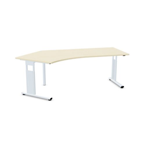 Geramöbel Geramobel Flex 135 Links Starr Corner C-Foot Fixed-Height Desk
