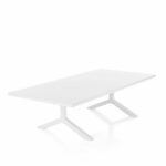 Lammhults Funk 1000 Meeting Round Table Low white Funk table