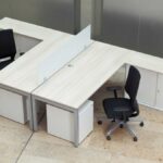 gumpo Pinatec Compaktform 13 Left Corner Left-Hand Layout Desk Pinatec desk arrangement