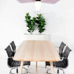BuzziSpace Meeting Table Heavy-Duty Solid Table lifestyle view
