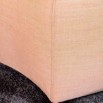 BuzziSpace Acoustic Upholstered C-Shaped Bench three-quarter view