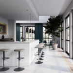 Arte & D Madrid Upper Bar Backless Stool Upper bar stool arrangement